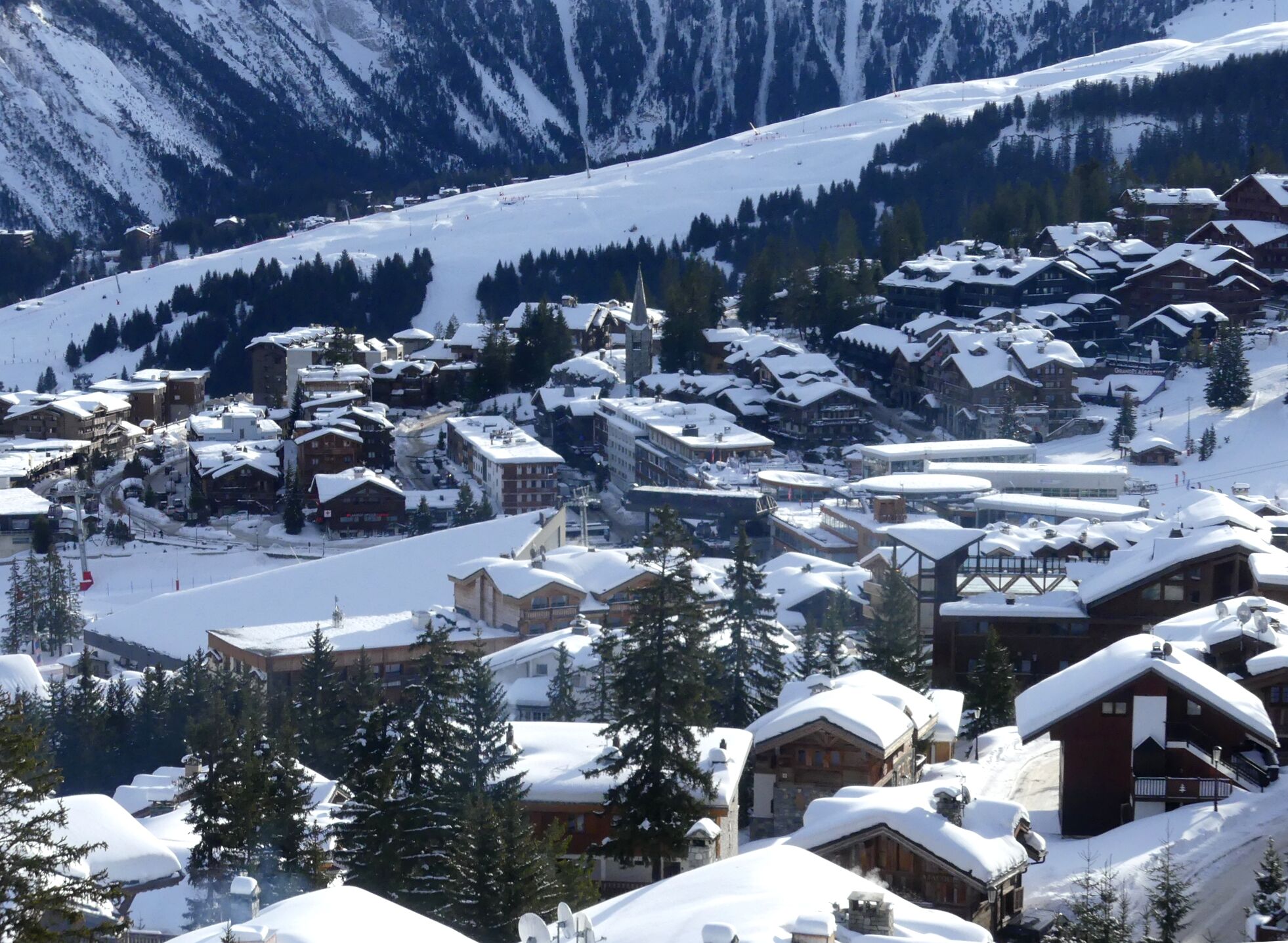 Courchevel 1850 au petit matin